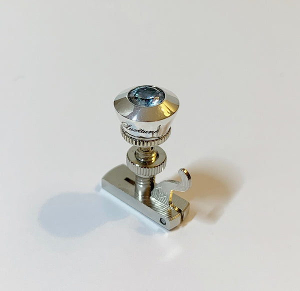 One-of-a-kind Bespoke Custom Solitaire Fine Tuner with Montana Sapphire