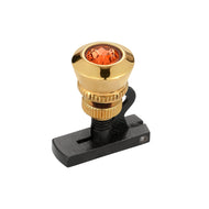 Solitaire Padparadscha Crystal Jeweled find tuner for violin viola
